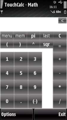 touch calc